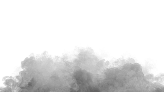 Centered reactive smoke overlay
